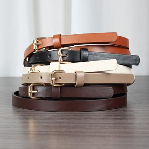 TEMU 여성용 슬림 허리띠 5개 세트, 우아한 스타일 패션 허리띠, 청바지와 드레스에 어울리는 다용도 벨트, 데일리 오피스웨어 및 파티 선물용