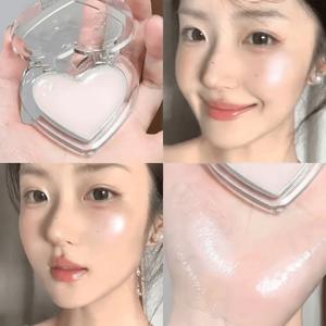 TEMU 소프트 워터글로우 치크& 밤 한 번에 맑은 윤광 연출 자연 투명 톤업 애플존 면중 포인트