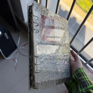 TEMU A5 아크릴 보관 시스템, 물결 패턴 외부 쉘, 방습 및 방진 내부 페이지, 색상 유지 기술, 아이돌 수집품을 위한 전문가용 3인치 포토카드 보관 장비, 변색 방지 기술 + UV 필터 레이어