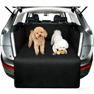 TEMU 강아지 자동차 트렁크 라이너, 오염 방지 및 스크래치 방지 600D 옥스포드 천 반려동물 화물 매트, 차량용 반려동물 매트