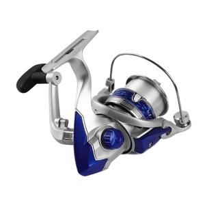 TEMU 스피닝 낚시릴 + 낚시줄 세트 - 5.2:1 고속 기어비, 금속 기어 시스템 & 부드러운 줄 릴리스, 담수/해수 겸용, 루어 & 바다낚시용, 루어릴 & 바다낚시릴 (줄 미리 감김)