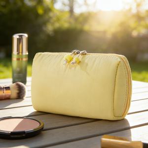 TEMU 휴대용 분할 메이크업 가방, 데일리 여행용 동전 지갑, 립스틱 케이스, 여행용 화장품 정리함, 컴팩트한 내부 가방, 마카롱 색상 및 다양한 옵션으로 제공