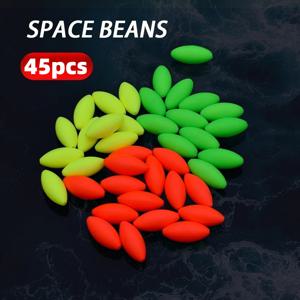 TEMU 올리브형 초경량 폼구미 25mm 45개, 칠성보유자, 전통형 낚싯대용 보유자, 눈에 띄는 대형 올리브형 보유자 벌크, 녹색어 낚시용 밑걸이 보유자