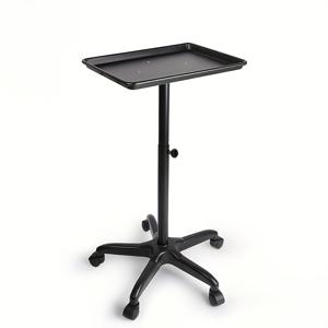 TEMU 살롱급 롤링 트롤리 - 헤어드레싱 도구 트레이가 있는 금속 스파 & 뷰티 카트, 배터리 필요 없음