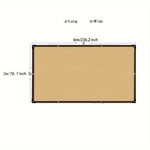 TEMU 눈금이 있는 햇빛 가리개 천은 정원용으로 디자인되었으며 강한 빛으로부터 보호하고, 캐노피, 테라스, 식물, 온실, 닭장 및 야외 사용에 적합합니다.