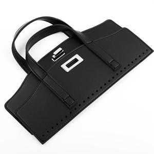 TEMU 수제 인조 가죽 가방 부품 세트 | 야른 직조 및 패브릭 스플라이싱 손잡이 및 잠금 걸쇠, 지갑 제작, DIY 지갑 제작을 위한 창의적인 가방 개조