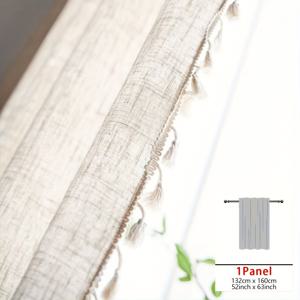 TEMU 1개 시어 레이스 오버레이 커튼 - 빛 필터링 로드 포켓 디자인, 침실, 거실, 발코니 & 파티오 장식, 거실 장식 | 스타일 | 로드 포켓 커튼, 거실용 커튼에 적합