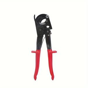 TEMU WX-325 헤비듀티 래칫 케이블 커터 - 최대 240mm²의 알루미늄 및 구리 와이어에 이상적, 멀티코어 호환, 튼튼한 탄소강 구조, 필수 전기공구