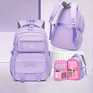 TEMU 여성용 패션 백팩, 대용량, 캐주얼 스타일, 트렌디한 가벼운 부모용 가방