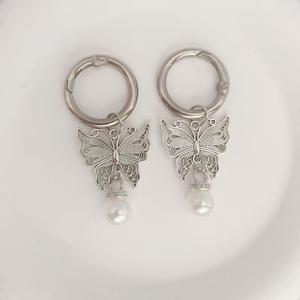 TEMU 2개 나비 인조 진주 신발 및 부츠 펜던트, 정교하고 우아하며 로맨틱한 장식, 생생한 느낌, 클래식하고 패셔너블한 코디, 스니커즈, 부츠, 가방 및 기타 장식에 적합