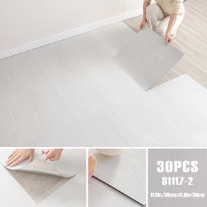 TEMU 15/30개 세트, 고급 레트로 비닐 자체 접착식 바닥재, 3D 입체 질감, 우드 그레인 벽지, 11.8X11.8인치, 떼어내어 붙이는 방식, 탈착 가능, 미끄럼 방지 자체 접착식 바닥 스티커, 방수, 내마모성, PVC 재질
