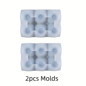 TEMU 계란 보관용 실리콘 몰드, 계란 그리드 장식 에폭시 레진 몰드, 수제 석고 콘크리트 공예 몰드, 양초 용기 몰드 및 홈 데코 제작 용품