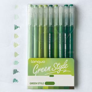 TEMU 랑구 6/9색 젤펜, 0.6-1.0mm 팁, 빠른 건조 잉크, 필기, 드로잉, 글쓰기, 학교 & 사무용 문구. [전문 미술용]