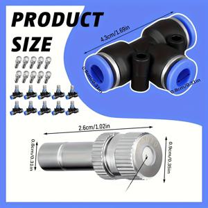 TEMU 20개 미스트 노즐 세트, 1/4