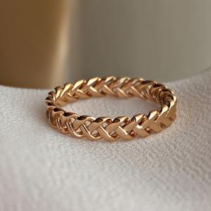 TEMU 여성용 스타일 직조 밴드 약속 반지 1개, 우아한 약혼반지 결혼식용 반지 일상 및 파티용 고급 주얼리, 연인/여자친구를 위한 최고의 선물