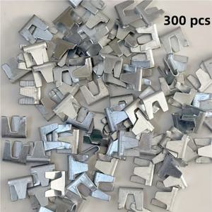 TEMU 300개 스테인리스 스틸 애완동물 케이지 고정 클립, 애완동물 케이지용 금속 커넥터, 바인딩 케이지 플레이트, 소형 애완동물 케이지, 닭장, 토끼 및 비둘기 클립 및 새 케이지 고정에 적합한 수리 및 조립용