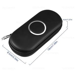 TEMU 소니 PSP1000/2000/3000용 휴대용 EVA 케이스, 보호 하드 커버 여행 가방 및 액세서리 수납 파우치