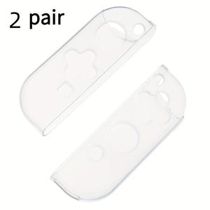 TEMU 첫세대 스위치 Joy-Con에 적합한 부드러운 교체용 쉘, 투명 TPU 보호 케이스, NS Joy-Con 휴대용 컨트롤러와 호환, 1쌍, 2쌍 또는 4쌍으로 구매 가능