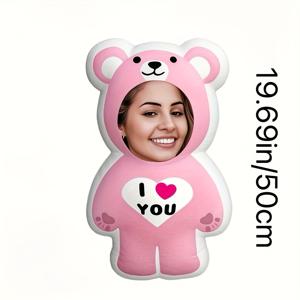 TEMU 맞춤형 핑크 사진 베개, 장식, 아버지의 날, 어머니의 날, 할로윈, 크리스마스, 크리스마스 이브, 발렌타인데이, 생일, 개인 맞춤 기념일, 전사 추모일, 추수감사절, 부활절을 위한 완벽한 선물