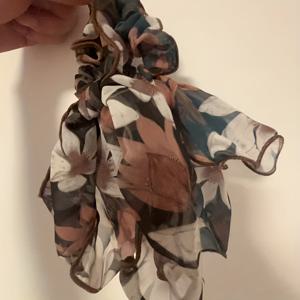 TEMU 2 프랑스 레트로 프린트 우아한 리본 머리끈/스위트 스타일 메시 포니테일 클립/다기능 블랙 및 다크 그린 헤어 로프 세트/바타 스트리머 헤어 추가 끈 머리 고무 밴드 대장リング 헤어 로프 인스 헤어 로프 여성용