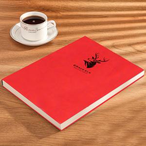 TEMU A4 초대형 사슴 머리 노트, 100매/200페이지, 고품질 눈 보호 용지, 튼튼한 소프트 커버, 인체공학적 디자인, 비즈니스, 대학, 학교 및 사무실 사용에 적합