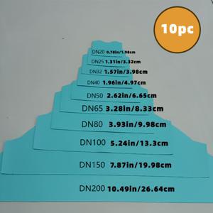 TEMU 10개 정밀 파이프 절단 가이드 플레이트 템플릿 세트, 금속 및 배관 설치용, 특수 설계된 배관공 전용, 4가지 모양의 정확한 윤곽 절단 몰드, 90개 국가에서 사용 가능