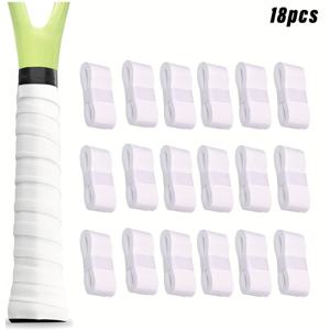 TEMU 테니스 및 배드민턴 그립 테이프 세트, 미끄럼 방지 핸들 랩핑으로 그립 강화 및 땀 흡수 기능, 모든 라켓 타입에 적합, 스포츠 핸들 커버, 라켓 그립 랩, 안전한 고정, 고탄성 소재, 강화된 그립, 라켓 핸들 랩, 프로 운동선수 및 스포츠 애호가용