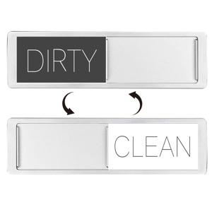 TEMU 1개 식기세척기 스티커, 식기세척기 자석 표시기, 먼지 및 때 표시, UV 공정 아크릴 스크린 인쇄 및 ABS 스프레이 페인트, 패셔너블하고 범용적인 홈 데코 자석 표시기