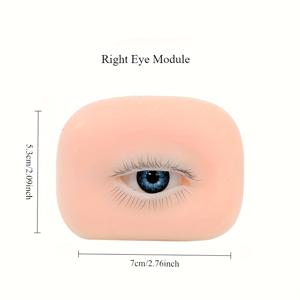TEMU 초보자를 위한 상/하눈썹, 눈가 리프팅 기능, 단일 핀셋 모듈이 특징인 종합 속눈썹 연장 훈련 키트
