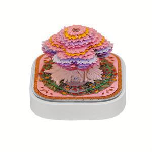 TEMU 2026년 신상 스티커 메모 조각 데스크 캘린더 창의적인 휴일 선물 멀티 컬러 트리하우스 종이 조각 모델 장식 선물 (친구, 가족용)