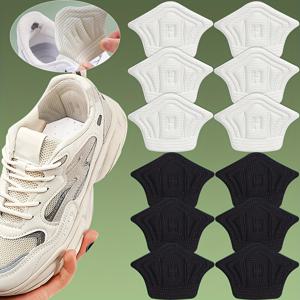 TEMU 발꿈치 손상 보수, 신발 밑창 구멍 덮기, 운동화 뒷면의 닿은 부분을 덮는 12개 자체 접착식 신발 패치 세트입니다. 내구성이 뛰어나고, 스크래치 방지 및 내마모성이 뛰어나며, 입구 찢김 및 긁힘에 이상적입니다. 미끄럼 방지 기능도 있습니다.