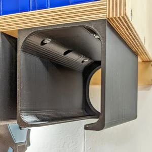 TEMU 헤비듀티 공구 걸이 정리대 드릴 비트 보관함 포함 - 미끄럼 방지 드릴 후크, 공구 선반 - 공간 절약형 차고 작업장 선반, 튼튼한 플라스틱 구조 - 가정, 전문 차고, 작업장 정리에 적합 - 드릴 비트, 렌치, 장갑 호환 - 간편 설치, 사전 천공된 구멍, 컴팩트 디자인, 강화 구조, 홈 메카닉, 실용적인 선반