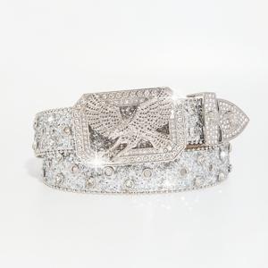 TEMU 1개 남성용 헤비 듀티 라인스톤 장식 버클 벨트, 데일리 캐주얼 파티, 모임 여름, 비즈니스, 남자친구 남편 아버지 아빠 선물, 데일리 웨어, 패션, 십대, 할로윈, 가을 겨울 추가, 졸업 선물, 생일