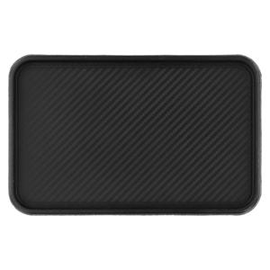 TEMU 미끄럼 방지 실리콘 대시보드 스토리지 그립 매트 200x128mm - 블랙 차량용 내부 정리함, 휴대폰, 열쇠 및 액세서리용, 내구성 있는 접착 패드, 텍스처 표면, 쉬운 설치, 차량용 스토리지 박스 및 정리함, 차량 액세서리 홀더, 스타일리시한 디자인, 미끄럼 방지 디자인