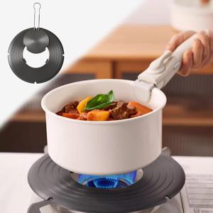 TEMU 26cm 분리형 다기능 주방 조리기구 보호판, 천연가스레인지 화염 열전도 판, 냄비 바닥 방열판, 가스레인지용. 주방 조리기구 필수 액세서리, 냄비 안정 스탠드