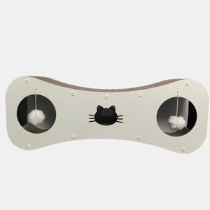 TEMU 고품질 3in1 고양이 스크래처/포스트/침대, 사계절용 고양이 장난감, 실내 고양이용, 간편 조립, 소파 보호용 고양이 장난감/선물