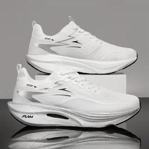 TEMU 남성용 로드 러닝화 - 통기성 캐주얼 스포츠화, 러닝, 워킹, 트레이닝용 - 가벼운 미끄럼 방지 스니커즈, 커플용 플러스 사이즈 신발, 봄/여름 휴가 선물