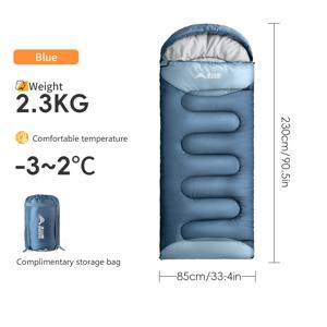 TEMU BISINNA 고품질 침낭 1개 - 3계절용 컴팩트 캠핑 침대, 백패킹 & 야외 여행에 적합, 캠핑 장비, 보온 침낭, 컴팩트 침낭, 겨울용 침낭, 캠핑 겨울, 캠핑용 따뜻한 침낭