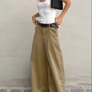 TEMU YY1030046 여성 패션 우아한 캐주얼 바지는 데일리 출퇴근 및 사무실 통근에 완벽하며 편리성을 위해 두 개의 포켓이 있습니다. 부드러운 원단으로 편안한 착용감을 제공합니다.