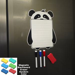 TEMU 1 세트 판다 모양 자석 냉장고 캘린더 및 자석 화이트보드 펜 및 자석 지우개, 냉장고 표면에 모두 부착 가능, 보관 및 검색 용이 - 월간 및 주간 계획 쓰기 영역