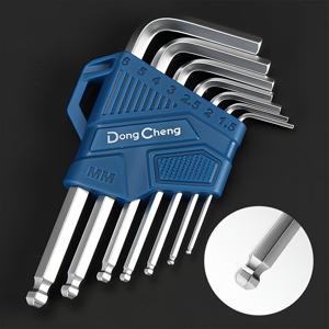 TEMU 크롬 바나듐 스틸 재질의 볼 엔드 디자인의 6각 렌치/키 7종 세트입니다. 이 L자형 6각 렌치 세트는 기본적인 가정 및 자전거 수리에 적합합니다.