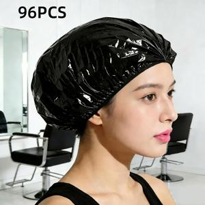 TEMU 블랙 & 퍼플 일회용 두꺼운 염색 캡 - 대용량 디자인, 헤어 염색 헤드 커버 - 여행, 호텔, 애완동물, 이발소, 미용실, 헤어 염색, 컬링, 목욕, 샤워, 헤어 케어, 청소 용품, 주방 청소 도구, 쓰레기 봉투 - 부활절, 어머니날, 추수감사절, 발렌타인데이, 새해 휴일 장식, 스파