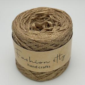 TEMU 무지갯빛 샴페인 골드와 골든 실버리 실이 엮인 속이 빈 5mm 실뭉치, 100g. 인형, 스카프, 레이스, 러그, 가방 및 기타 코바늘과 뜨개질 프로젝트에 적합. 100% 폴리에스터, 160미터