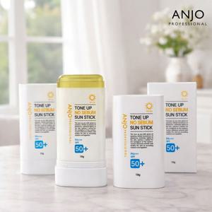 TEMU 앙쥬 톤업 노세범 간편 선스틱 18g 선케어 선크림 자외선차단 SPF