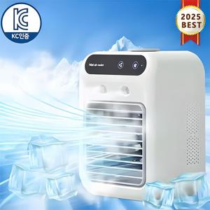 TEMU KORELAN [kc 인증] 미니 냉풍기 저소음 대풍량 사무실/수면/캠핑 야외 휴대용에어컨 미니냉풍기