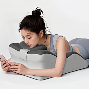 TEMU [국내발송] 다기능 베개 목편한 다리베개 엎드리는 쿠션 경추목베개 경사베개 속편한 베개