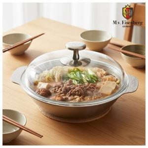 TEMU 아이젠베르그 무연마 스텐 304 스키야키 전골냄비 3종 택 (18cm 20cm 24cm)