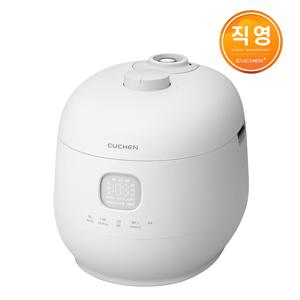 TEMU 쿠첸 브레인 풀스텐 듀얼프레셔 6인용 IH전기압력밥솥 퓨어화이트 CRH-TWS0610MW
