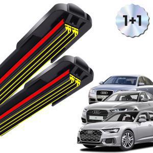 TEMU 1+1 트리플X2 A6 전차종 와이퍼 블레이드 윈도우브러쉬