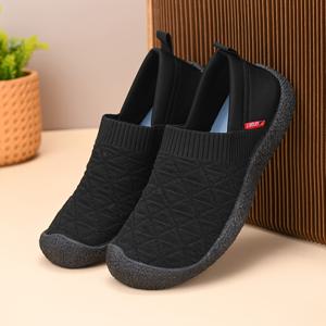 TEMU 여성 캐주얼 스포츠 트레이닝 피트니스화 세트, 라운드 토, 가벼운 패브릭 갑피, PU 미끄럼 방지 밑창, 통기성 안감, 야외 쇼핑 및 데일리룩에 적합, 여성 신발, 스니커즈